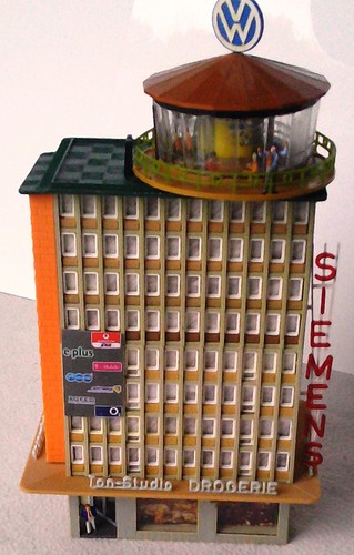 Faller hochhaus mit dachcafé - faller,