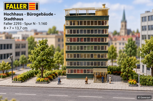 Faller 2293 hochhaus - n,